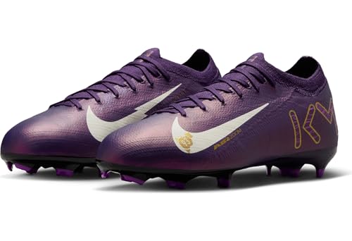 Nike Jr. Mercurial Vapor 16 Pro Kylian Mbappe Big Kids' FG Low-Top Soccer Cleats (HF5450-500, Grand Purple/Pale Ivory)2