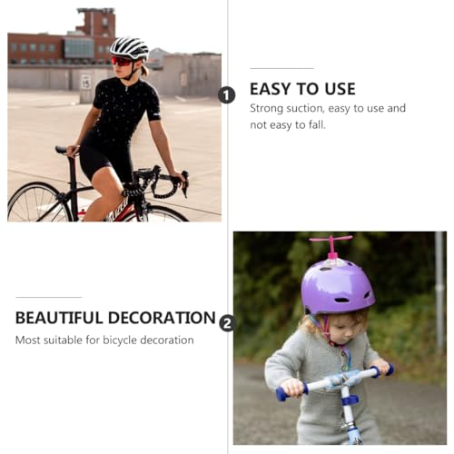 Hélice con ventosa para casco de moto y decoración de plástico 6