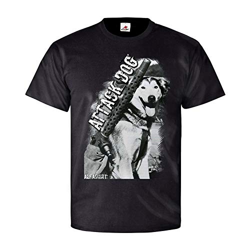 T-shirt de combat pour chien respirant Attack Dog US Army Husky XXXXXL Noir