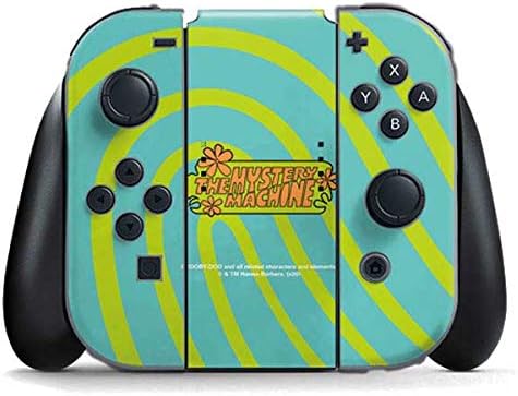 Skinit Decal Gaming Skin Compatible with Nintendo Switch (2017-2021) Joy-Con Controller - Officially Licensed Scooby Doo Scooby-Doo Crew Design