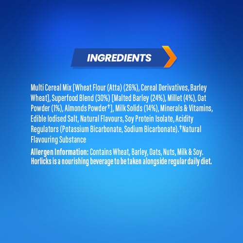 Image of Horlicks No Added Sugar Nutrition Drink jar || 500 g