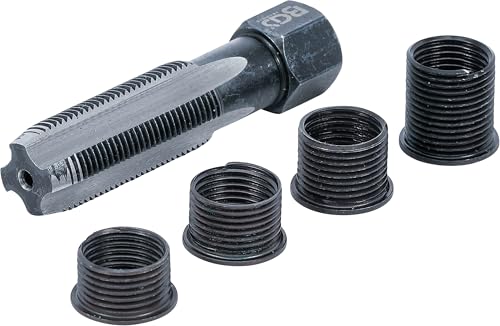 BGS 152 | Kit de réparation pour filet de bougies d’allumage | M14 x 1,25 mm | 5 pièces