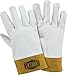 IRONCAT 6140 Kidskin TIG Welder ? Pearl/Gold, Large, Insulated Top Grain, Straight Thumb, Kevlar Construction, 2 in. Cuff