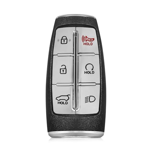 Keylessbest Replacement for 2021 Hyundai Genesis GV80 Key Fob Remote Control TQ8-FOB-4F35 6 Buttons 434MHz