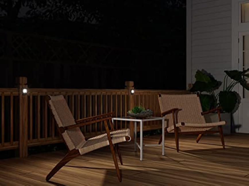 Good Earth Lighting LED Landscape Path Deck Lights Bronze 5000K Set of 2 Lights