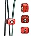 AMEYXGS 2 Pcs Archery Drop Away Arrow Rest Buckle Clip Fastener Drop Fall Away Arrow Rest Clip Clamps Compound Recurve Bow Hunting Accessory (Red)