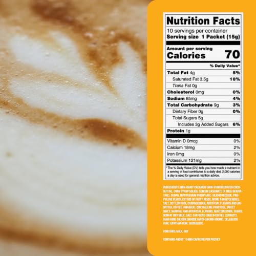 Image of The Frozen Bean Caramel Macchiato Instant Coffee Frappe, 10 Sticks