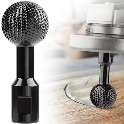 Boounyatin Sphere Rotary Burr With 5/8-11 Threads For 4 1/2 And 5 Inch Angle Grinder cover