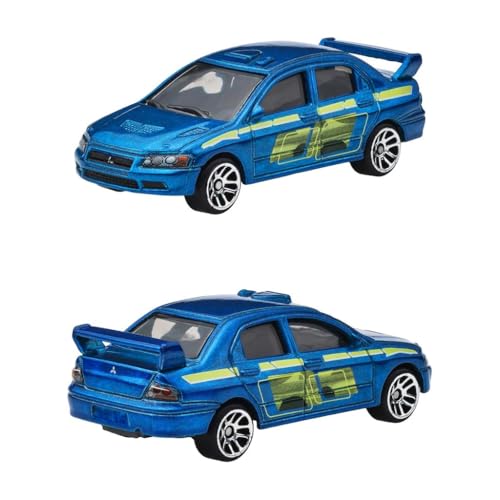 Image of Hot Wheels Fast and FURIOUS Graphic Remix Auto LANCER EVOLUTION VII - Die Cast Model 1:64 Scale - Length 7 cm - JBY47