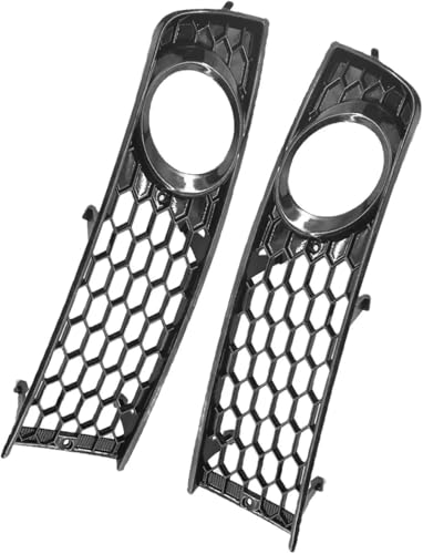 Rejillas luz antiniebla para parachoques delantero A4 B6, embellecedor de parrilla (1 par)