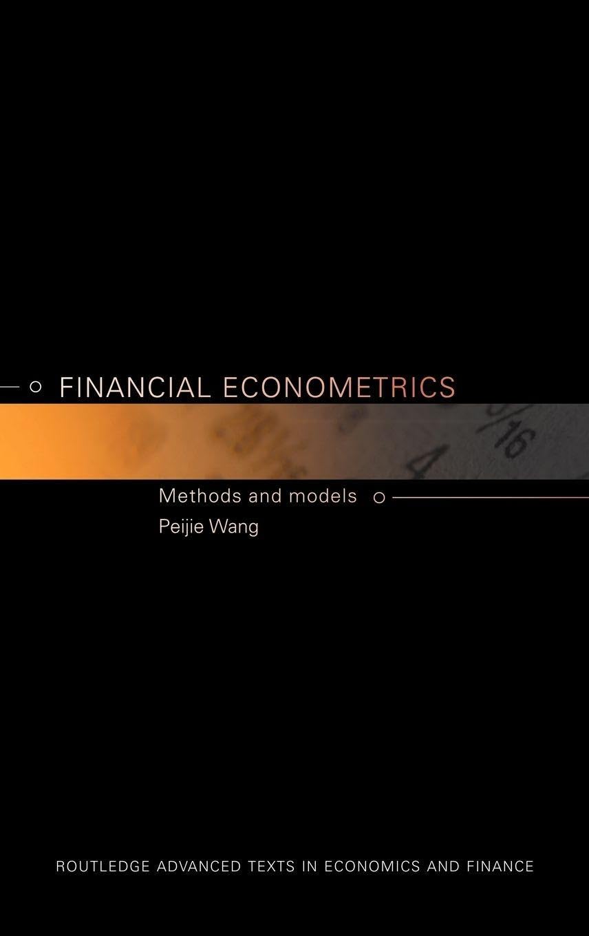 Buy FINANCIAL ECONOMETRICS (HB 2003): Methods and Models (Routledge Advanced Texts in Economics and Finance) — BookShops.in