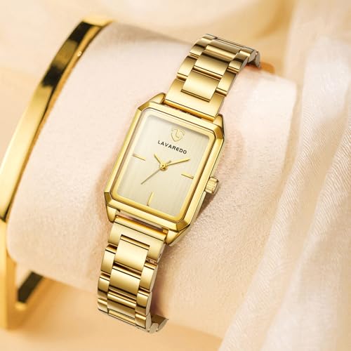Elegant Timever Women's Gold Watch - Luxury Waterproof Stainless Steel Wristwatch with Japanese Quartz Movement - Image 3
