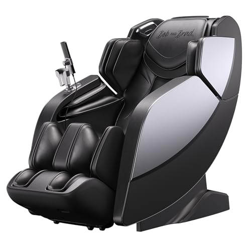 BOB AND BRAD Massage Chair Full Body, Zero Gravity SL-Track, 4D-Pro Massage with 19 Preset Modes & 11 Techniques, Back Heat, 16 Airbags, 3D Foot Rollers for Deep Tissue Relief in Home Office