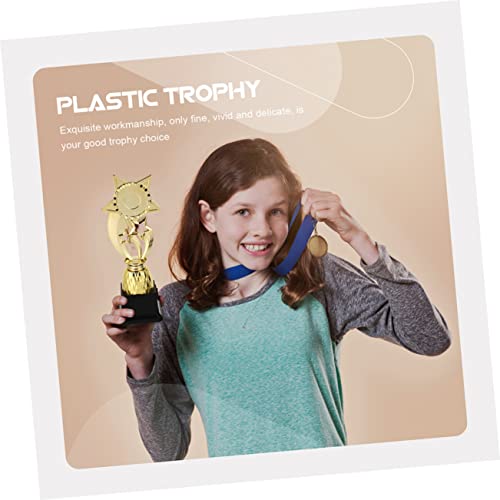 STOBOK 6 Pçs Troféu Pentagrama Presentes Para Crianças Mini Troféu Decoração Sotaque De Troféu De Co