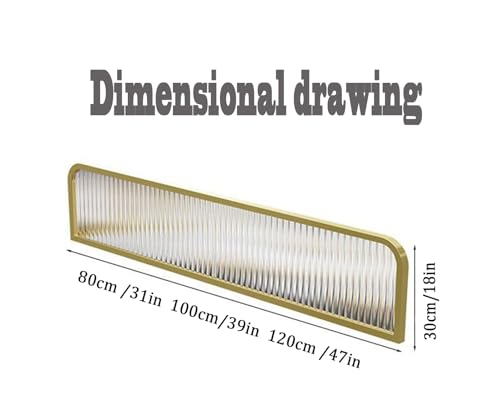 HLHHDFC Countertop Low Fence Divide,Restaurant Decorative Partitions Grille by HLHHDFC - Used condition - Image 7