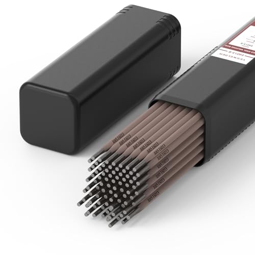 YESWELDER UPGRADED Rutile Material E6013 1/8'' 5LB Welding Rod Carbon Steel Stick Electrodes
