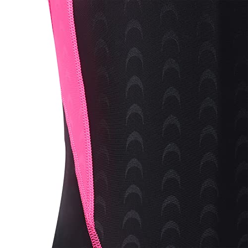 Image of Kids Girls Athletic Swimsuit One Piece Solid Swimwear for Practice and Competition in Black and Navy Bathing Suit