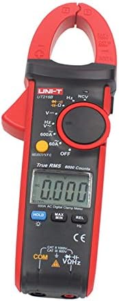 UT216B Digital Clamp Meter NCV V.F.C Diode LCD Backlight 600A True RMS Frequency Current Clamp Tester Multimetro