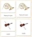 Orchestral Instruments 3-Part Reading Cards