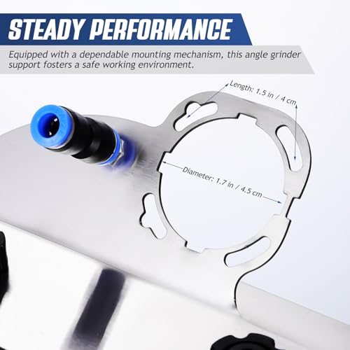 Support de meuleuse angle 100 acier fixe pour équiper votre atelier - 3