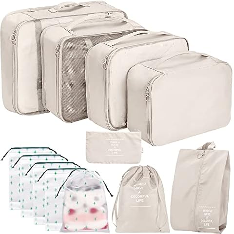 12Pcs YORFULL Packing Travel Cubes Set Cover