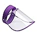Produktbild KAIKUN Visier Gesichtsschutzschirm Gesichtsschutz Anti Splash Sicherheit Abdeckung Einstellbare Gesicht Schild Shiled Gesicht Schutz Klar Sicherheit Visier Purple
