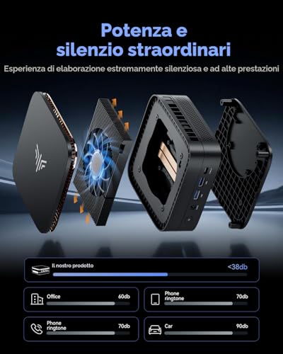 Pinova P1 Mini PC AMD Ryzen Embedded R2544(4C/8T - PC Desktop - Immagine 8