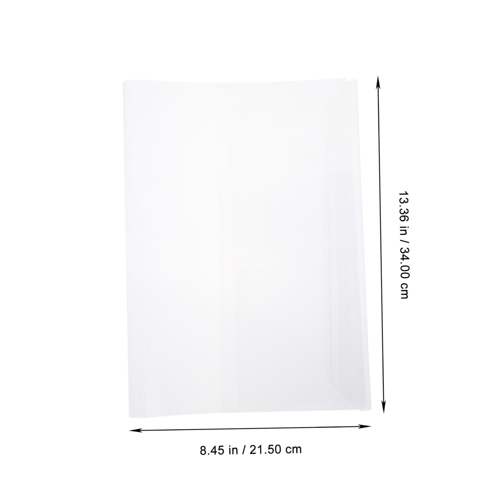 Gatuida 50 Stück Transparente Wasserdichte Buchumschläge aus PVC Kratzfeste Buchhüllen Verstellbare Dicke Buchschutzhüllen für Schulbücher Transparente Taschenbuchcover für Schüler