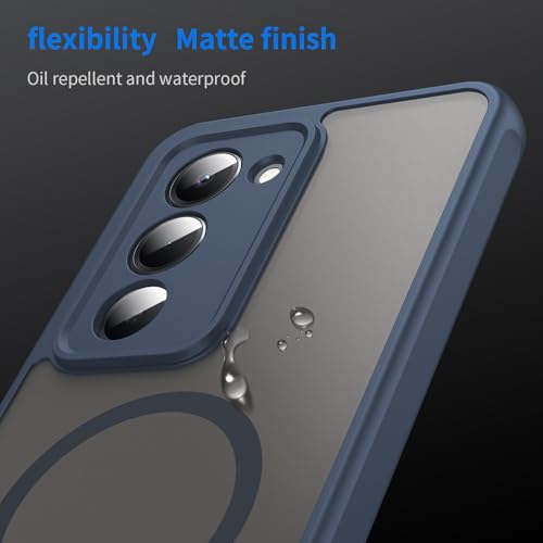 Image of Compatible with REDMI 15 (171mm) Case Cover,Compatible with MagSafe,Anti-Fall,Compatible with Xiaomi Redmi 15 (171mm) 25062RN2DY Cell Protective Phone Case Blue
