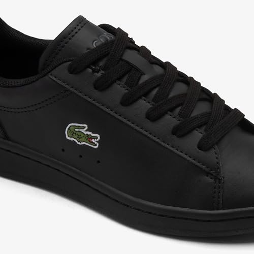 Lacoste Unisex-Child Juniors' Carnaby Set Sneaker, White/Black/Red Currant, 6.5 by Lacoste - Used condition - Image 2
