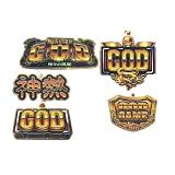 [ULCAP] ミリオンゴッド 神々の凱旋 メタルキーホルダー × 全5種セット フルコンプ ガチャガチャ カプセルトイ