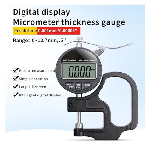 Calibrador digital para medir espesor 0.01mm/0.001mm miniatura 2
