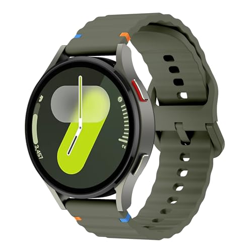 SITAFU Correa 20mm Compatible para Amazfit GTS/GTS 2(2Mini)/GTS 3/GTS 4 Mini/Bip S/Bip S Lite/Bip U, Pulsera Correa de Repuesto Silicona Deportiva Compatible para Samsung Galaxy Watch 6/5/4 40mm 44mm