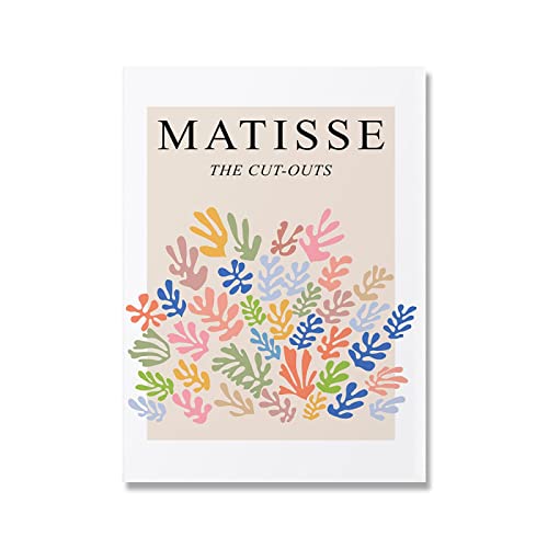 Pastel Plant Coral Art Print Matisse Poster Abstracte Dans Canvas Schilderij Scandinavische Muur Foto Woonkamer Home Decor 40x60 cm-3 stuks Frameloze - Afbeelding 5