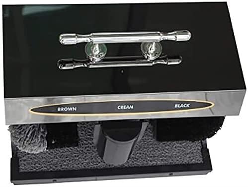 Commercial Electric Shoe Polisher Machine – Automatic Shoe Cleaner with Dual-Mode Power Supply, Microfiber Track, Intelligent Self-Cleaning – 90W, 110V/220V