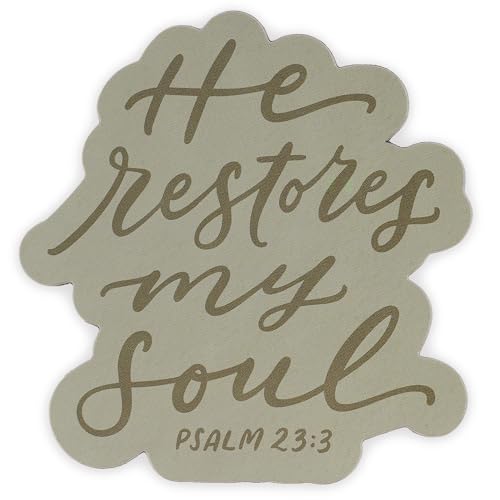 Christian Art Gifts Inspirational Decorative Die-Cut Refrigerator Scripture Magnet for