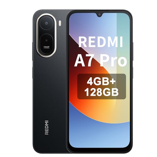 XIAOMI Smartphone Redmi A7 Pro 4+128GB 17,5 cm (6,9″) 120Hz HyperOS 3 6000 mAh Dual SIM Negro