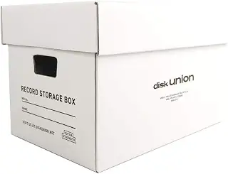 ディスクユニオン EPレコード (7インチシングル)用 ダンボール レコードストレージボックス RECORD STORAGE BOX (EP) 5枚セット / disk union