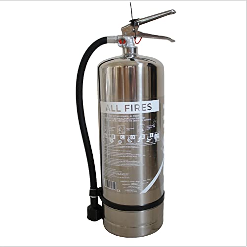 Firexo Extincteur en Acier Inoxydable 6 litres 7 en 1 pour Tous Les Types de feu Cover