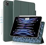 【Protezione Completa】 La custodia ZOYU iPad Pro 2022/2021/2020 è realizzata in materiale antiscivolo e resistente ai graffi per una sensazione della mano più confortevole; la copertura completa assicura che il tuo tablet sia protetto da impronte digitali, graffi e polvere. Questa custodia per iPad Pro da 11