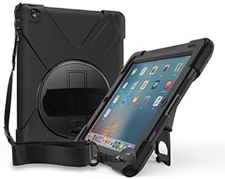 ProCase for iPad 2 / iPad 3 / iPad 4 Case with Hand Strap Kickstand, Heavy Duty Rugged Shockproof Hybrid Full Body Case Cover, for iPad 2nd / iPad 3rd / iPad 4th Generation -Black