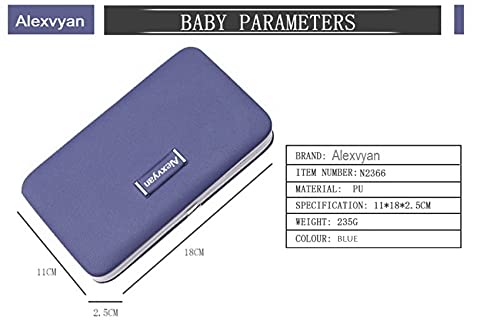 Image of Alexvyan Valantine Gift Women's Purse Wallet Female Clutch Bag Women /Ladies /Girls Wallets Long Purses Card Holder Phone Pocket (Blue)