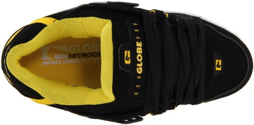 Image of Globe Men's Sabre Skate Shoe,Black /White /Yellow,14 D US