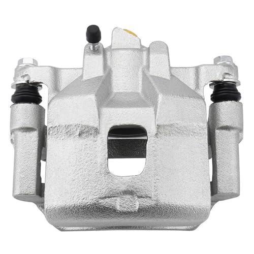 Image of Detroit Axle - 2pc Front Brake Calipers for 1998-2002 Toyota Corolla Chevrolet Prizm Disc Brake Calipers w /Brackets 1999 2000 2001 Replacement Assembly
