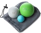 💪 LACROSSE BÄLLE IN HOCHWERTIGER QUALITÄT💪 Alle drei Bälle sind aus ungiftigem, hochwertigem Gummi, das für den täglichen Einsatz und hohen Druck ausgelegt ist. Außerdem ist das Set regelmäßig mit heißem Wasser leicht zu reinigen.