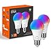 ERIA Colors and White A19 60W Equivalent Dimmable CRI 90 Smart Bulb Works with ERIA/Philips Hue/Smart Things/Alexa/Google Assistant ((2-Pack))