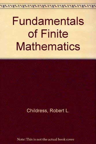 Fundamentals of finite mathematics
