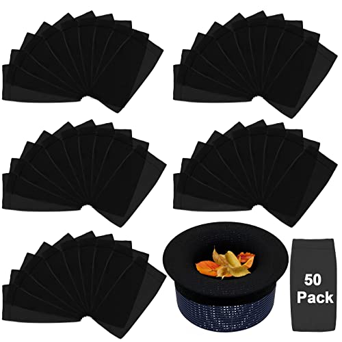 FULOWAY 50 Pack Pool Skimmer Socks, Swimming Pool Filter Socks for Inground & Above Ground Pool, Fine Mesh Filter Sock Net to Protect Pool Pumps/Filters/Baskets/Skimmers, Cleans Debris, Pollen, Hair