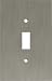 Franklin Brass 64932 Concave Single Toggle Switch Wall Plate / Switch Plate / Cover, Satin Nickel