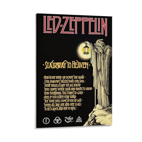 �f��|�X�^�[ LED ZEPPELIN ���b�h�c�F�b�y���� - Stairway To Heaven �|�X�^�[ �z�[������ �A�[�g�p�l�� �v�����g �L�����o�X �ǃA�[�g ����Ǌ|�� �G�� �ŉ� �|�p��i �C���e���A24x36inch(60x90cm)